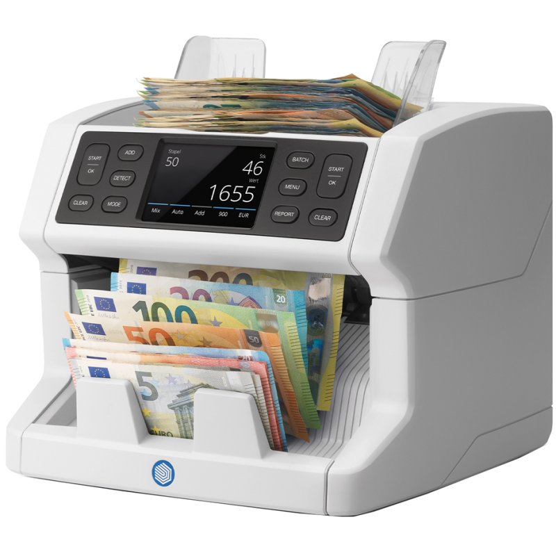 Safescan machine de comptage de billets 2865-S, gris, 1200 billets/minute